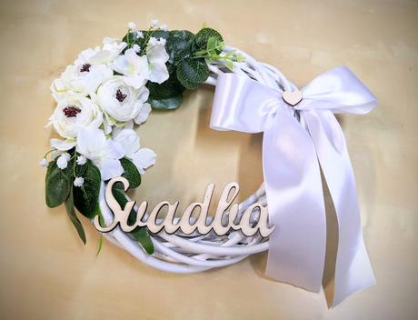 svadobný veniec na dvere - Obrázok č. 1