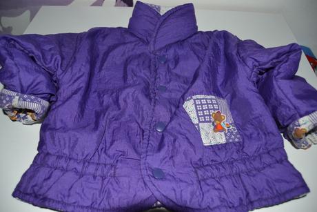 Detská zimná fialová bunda, veľ. 80 - Obrázok č. 1