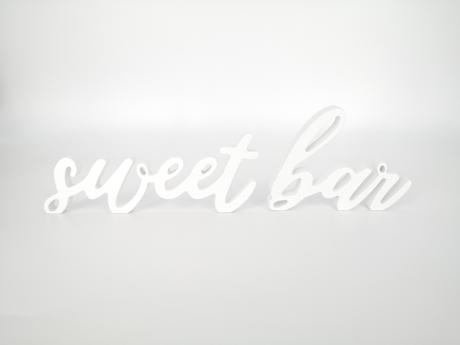 Prenájom - Nápis "Sweet bar" - Obrázok č. 1