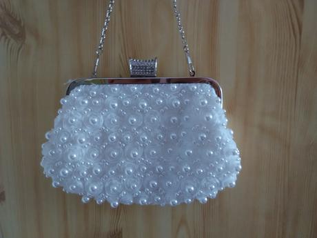 perlová svadobná kabelka  - Obrázok č. 1