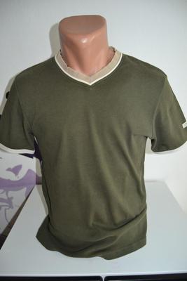 Pánske zelené tričko s krátkym rukávom, veľ. M - Obrázok č. 1