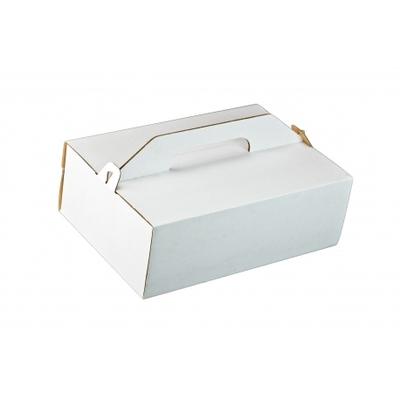 Krabica zakusková vlnitá lepenka 19x15x8,5cm -25ks - Obrázok č. 1