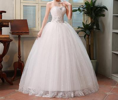 Dlhé svadobné šaty - 15 veľkostí - Obrázok č. 1