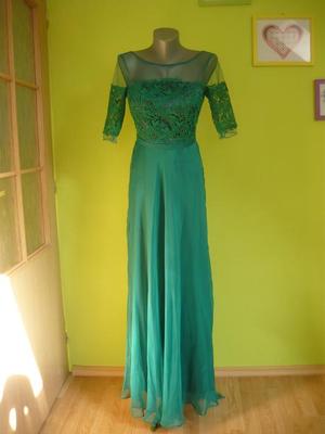 Smaragdovozelené šaty - Obrázok č. 1