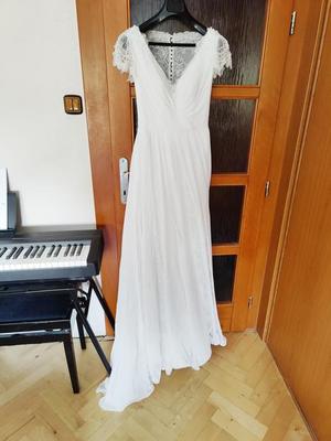 Nádherné vintage / boho svadobné šaty - NENOSENÉ - Obrázok č. 1