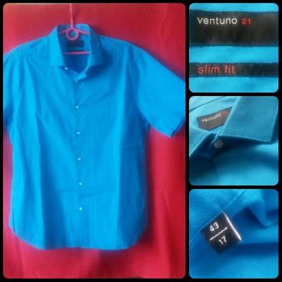 Modrá košeľa Ventuno 21 - Obrázok č. 1