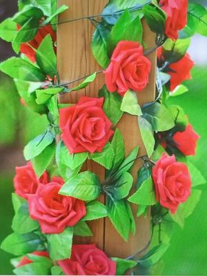 Girlanda červených ruží - Obrázok č. 1