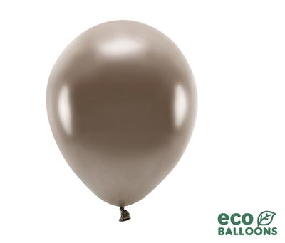 Eko Balóny - Metalická Hnedá - 26 cm (20ks) - Obrázok č. 1