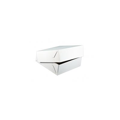 Krabica na zákusky bez ručky biela-K 28x28x10cm  - Obrázok č. 1