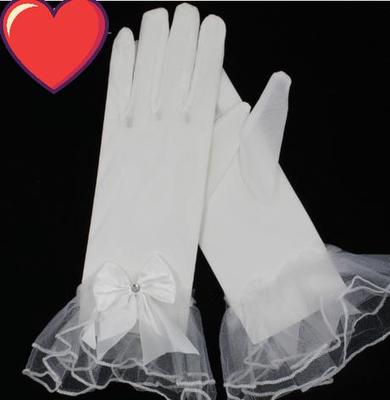 Biele svadobné rukavičky k dispozícii ihneď - Obrázok č. 1