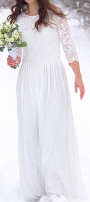 Svadobné šaty s bolerkom Ivory - Obrázok č. 1