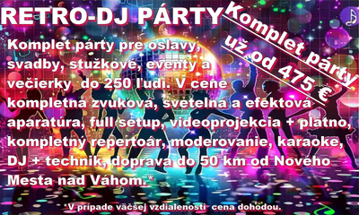 Retro-DJ párty - Obrázok č. 1