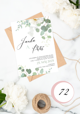 svadobné oznámenie 072 - Obrázok č. 1