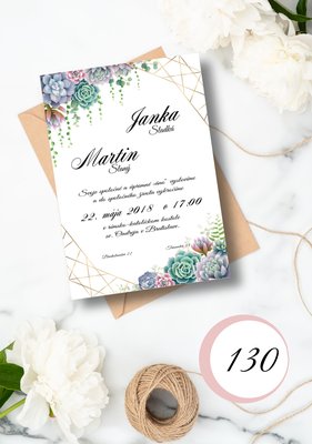 svadobné oznámenie 130 - Obrázok č. 1