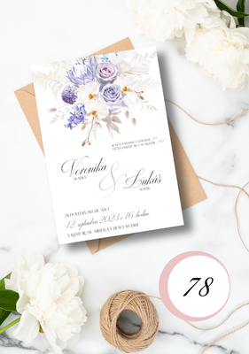 svadobné oznámenie 078 - Obrázok č. 1