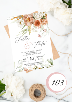 Svadobné oznámenie 103 - Obrázok č. 1