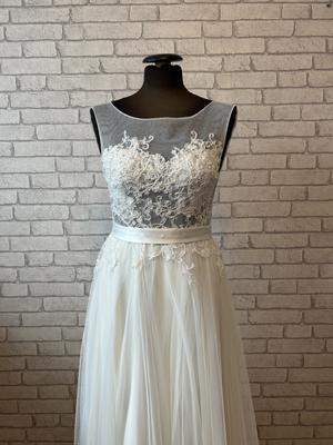 Svadobné šaty na vílu s výškou 158 cm - Obrázok č. 1