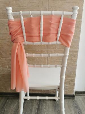 Šifón broskyňový – Peach - predaj - Obrázok č. 1