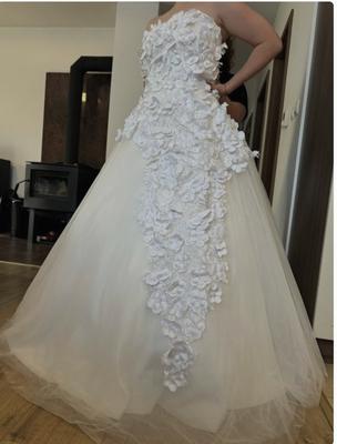 Svadobné šaty komplet - Obrázok č. 1