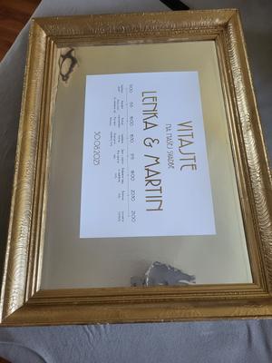 Rám na uvítaciu tabuľu - Obrázok č. 1