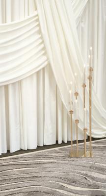 8 ramenný zlatý svietnik - Obrázok č. 1