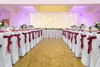 Bordová saténová stuha 5cmx2m 119ks - Obrázok č. 1