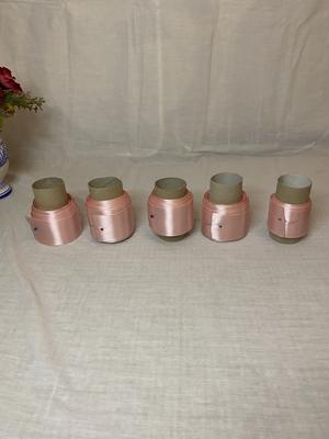 Ružová sténová stuha 5cmx2m 22ks - Obrázok č. 1