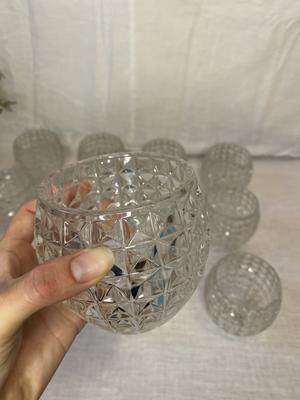 Svietniky krystal 12ks - Obrázok č. 1