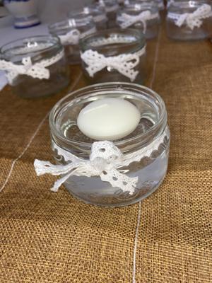 Nízke svietniky na plávajúce sviečky 18ks - Obrázok č. 1