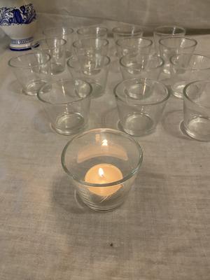 Malé svietniky na čajové sviečky 16ks - Obrázok č. 1