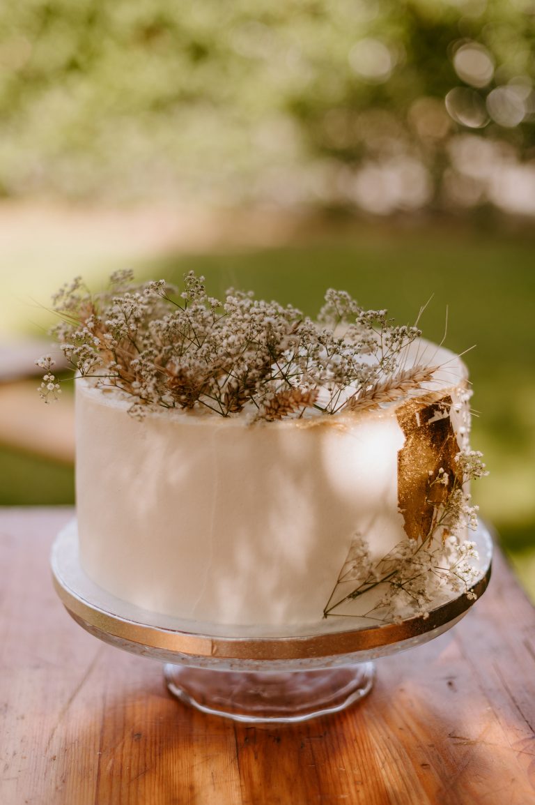 jedndouchá svadobná torta